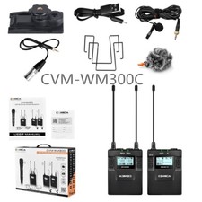 CoMica CVM-WM300C UHF 96-Channel Wireless Lavalier Microphone System Receiver
