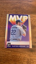 2019 Panini Donruss Optic MVP Holo Prizm Clayton Kershaw #MVP-11