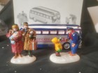Dept 56 Snow Village 1998 A Ride On The Reindeer Lines Set of 3 54875 Bus