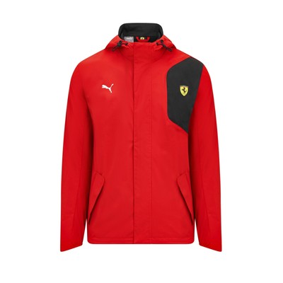 Scuderia Ferrari F1 Official Unisex Rain Jacket PUMA Red 2023
