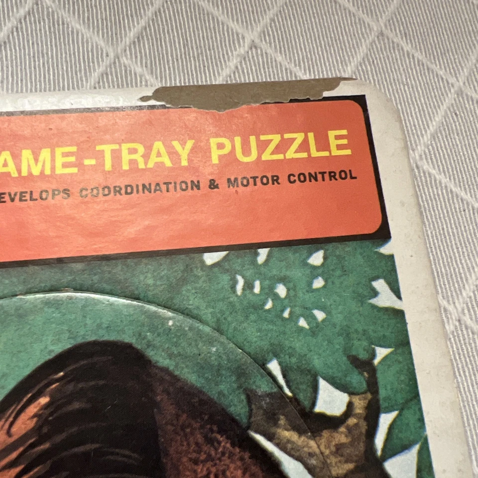 Rompecabezas de colección 1977 Whitman marco bandeja caballo y potro granja 11" Foto 4 de 4