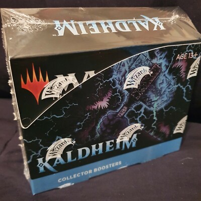 mtg kaldheim collector booster box Magic the Gathering Set 6-Box Case Chance of multiple rares Kaldheim Collector Booster Box/Display (12