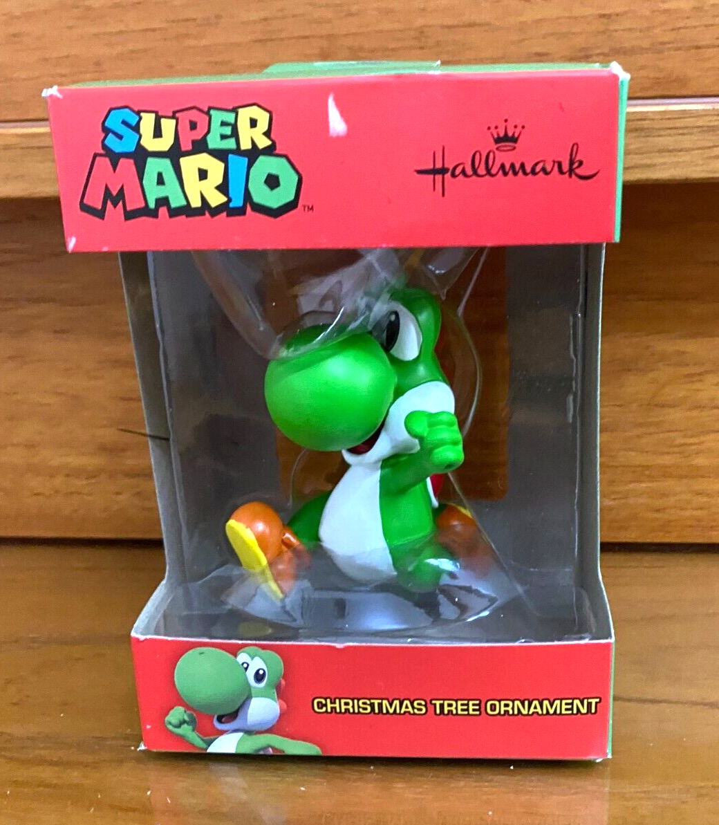 Hallmark Super Mario Yoshi Christmas Tree Ornament NIB New! RARE!