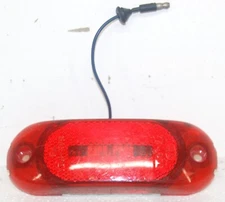Side Marker Clearance Surface Mount 12 Red LED Light 5-7/8" X 2" #9333