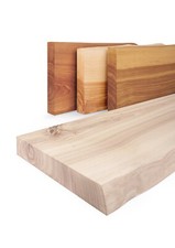  Mensola Legno Massello Frassino  Fiss A Scomparsa Come Foto Con Angolo Smussato