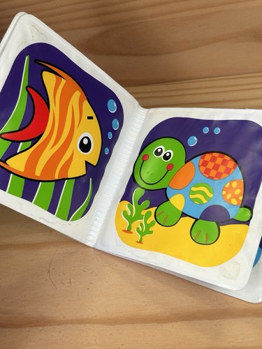 WATER FRIENDS “Purple” Beautiful Waterproof Baby Bath Book Padded Picture Story - Picture 15 of 24