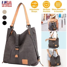 Fashion Handbag Luxury Canvas Handbags Women Bags Shoulder Rucksack Clutches Bag