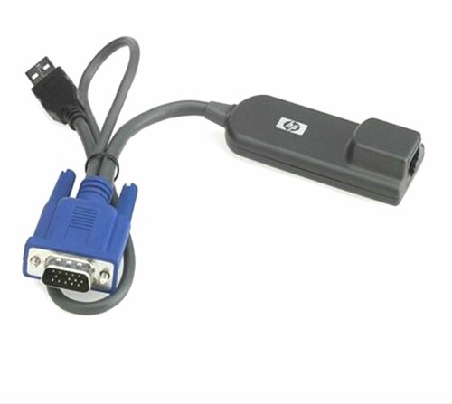 HP KVM USB Interface Adapter Cable, 336047-B21, Spare Part No: 396633-001 - Picture 1 of 2