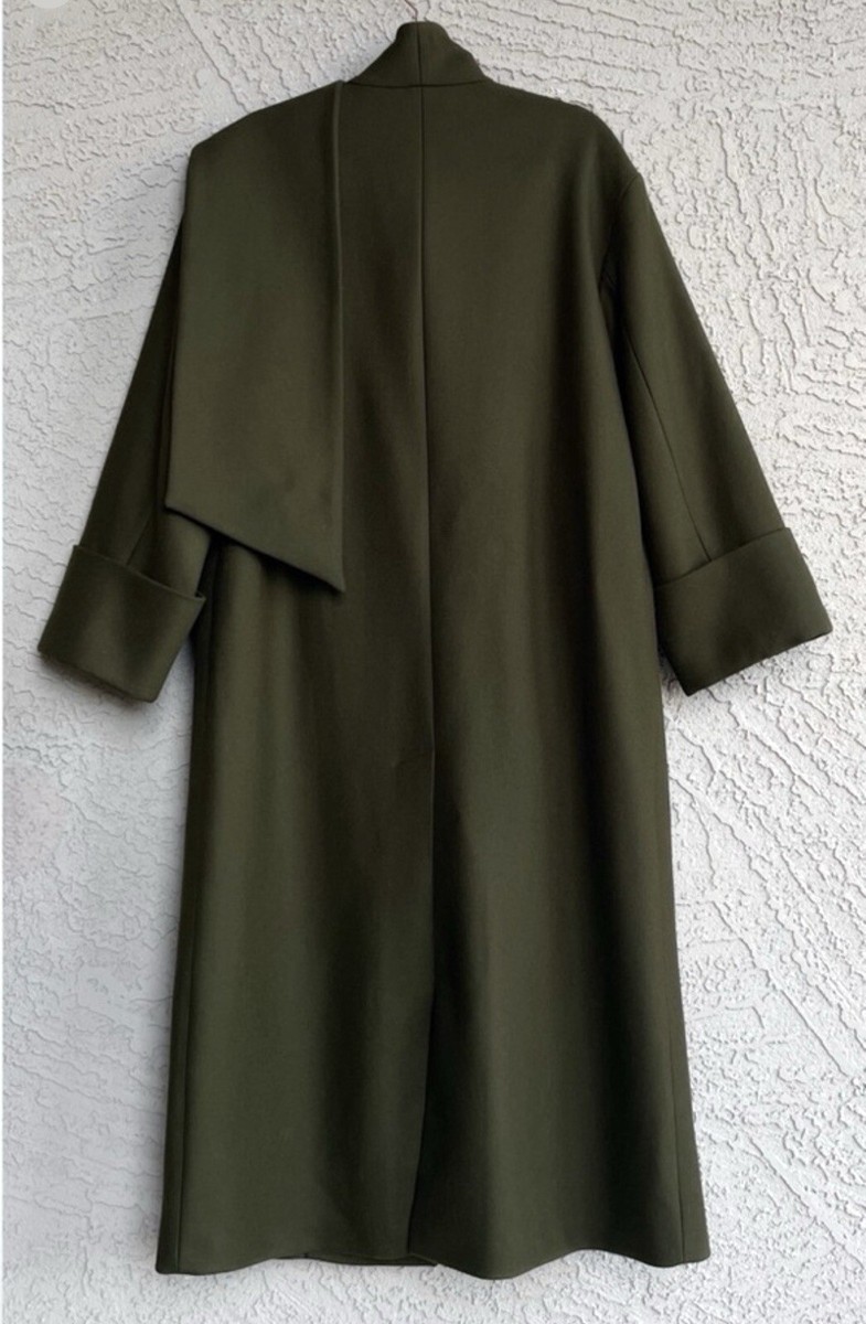 ZARA - 値引き中‼️ZARA MANTECO WOOL BLEND WAISTCOAT/ Zara Manteco Italian Fabric Wool Blend Coat New Navy Lined
