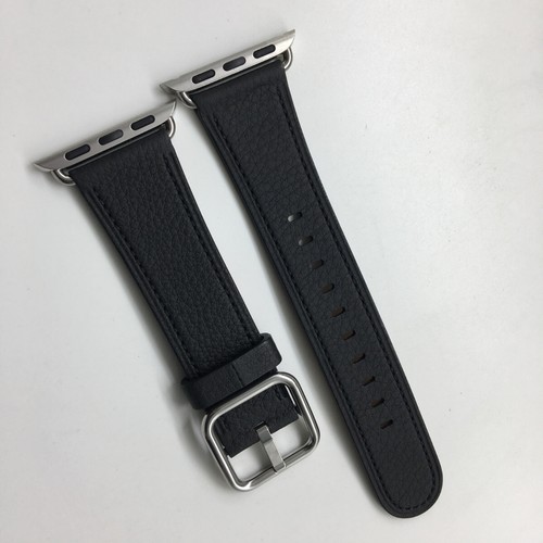 Original authentique Apple Watch boucle classique bracelet en cuir 40 mm 38 mm 41 mm S10 42 mm - Photo 15 sur 120