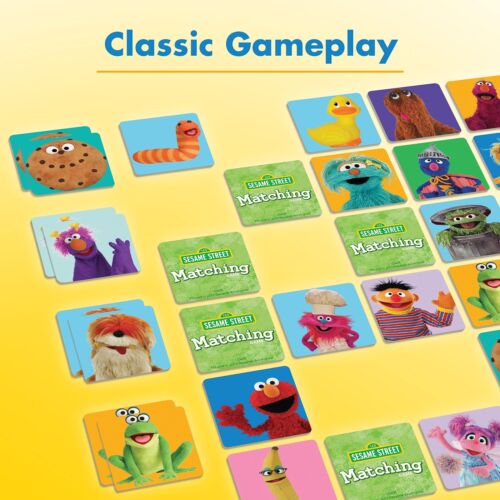 Sesame Street Matching Game Fun & Fast Memory Game for Kids Ages 3-5 | Featur... - Picture 3 of 4