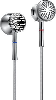 FiiO FF3 14.2mm dynamic 1DD Strong Bass Wired Earbuds w/3.5/4.4mm
