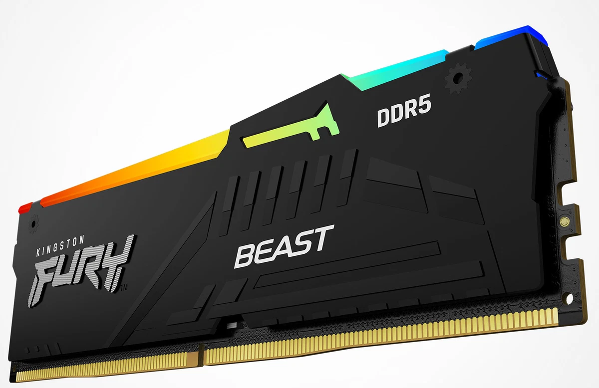 16GB Kingston Technology Fury Beast RGB DDR5 6000MHz Memory Module (1 x  16GB)