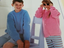 Stylecraft Knitting Pattern 4543 DK Raglan Cardigan Sweaters Kids 20-30