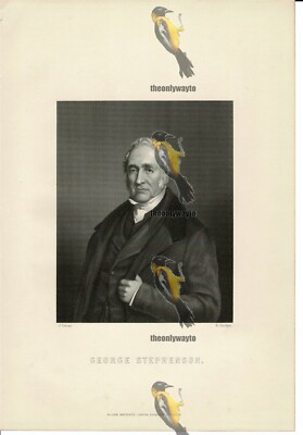 George Stephenson, Erfinder & Ingenieur, Buchillustration (Druck), 1899