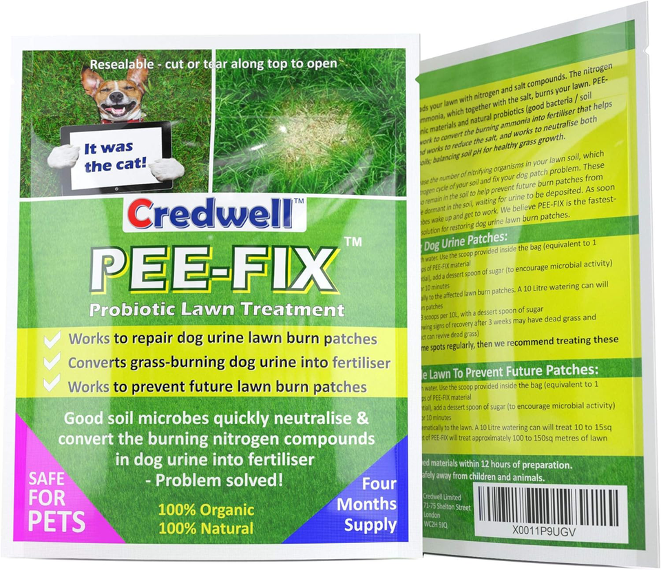 PEEFIX dog urine neutraliser grass lawn patch repair treatment 696568479688 eBay