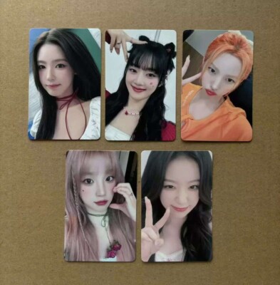 gidle 中国 一直娱 yizhiyu yzy6.0 5枚セット G)I-DLE gidle YUQI YUQ1 yizhiyu Official Photocard PC Photo card