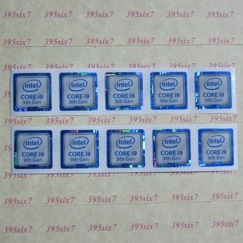 Laptop PC Processor Sticker (8th 9th10th Gen) Sticker - 10 PCS Stickers - Picture 15 of 17