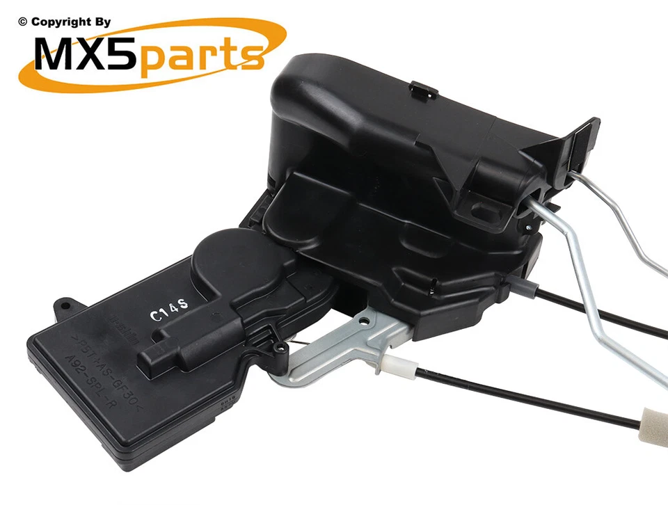 MX5 RH Door Lock Latch Actuator & Cables Genuine Mazda MX-5 Mk3 NC 2005>2015 - Image 2 of 4