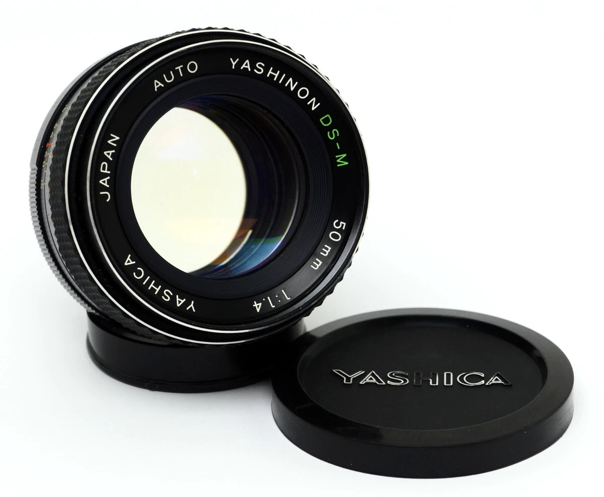Objectif Yashica Auto Yashinon DS 50mm F/1.4 - Monture M42 - Avec Couvercles - Occasion