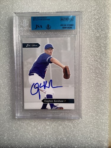 Clayton Kershaw signiert 2006 Just Minor Rookies Auto LA Dodgers - Bild 3 von 7
