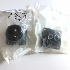 [LOT OF 2] Amphenol MS3102E24-9P Circular CONNECTOR Copper Alloy 80A