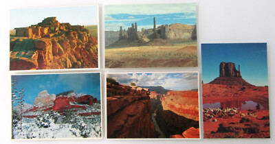 USA Postkarten Lot 5 x Postcard ARIZONA Monument Valley Grand Canyon Walpi Vill.