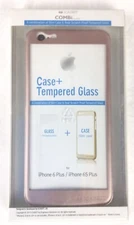 iPhone 6 Plus case plus tempered glass