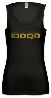 IDDQD Women Tank Top Fun Nerd Geek Code Cheat Gamer Games Gaming Computer Game