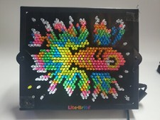 Lite-Brite Basic Fun With Stand Single Template. Mini-USB or Batteries. 02323