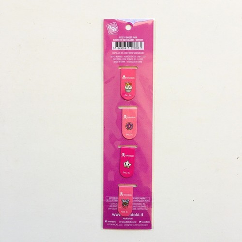 Tokidoki Magnetic Bookmark 1 Set ( 4 pcs ) Anime Character (See Pictures) E1-275 - Picture 18 of 18