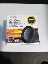 Digital Concepts High Definition 2.2X  58mm Telephoto Lens Japan Optics W/Caps