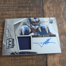 2014 Panini Spectra - Aspiring Signatures Materials Tre Mason #ASP-TM /49 