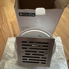 Delta Bathroom Floor 4 x 4 Inch Shower Drain Tile-In Gate STAINLESS STEEL New