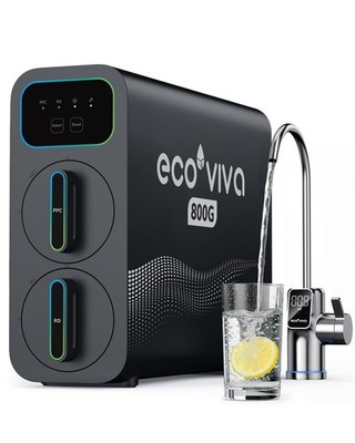 Ecoviva E8 Osmoseanlage Trinkwasser 800 GPD Tanklos Wasserfilter TDS