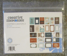 CREATIVE MEMORIES COPPER CANYON 2 Mat Pack 12 - Brand NEW 2025