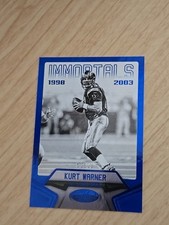 2016 Certified Immortals #102 Kurt Warner # 38/50 Blue Parallel Rare