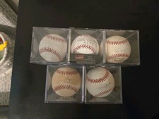 Signed Baseballs, Stach Donaldson, Barry Larkin, Tim Bogar, Roberto Alomar, Etc.