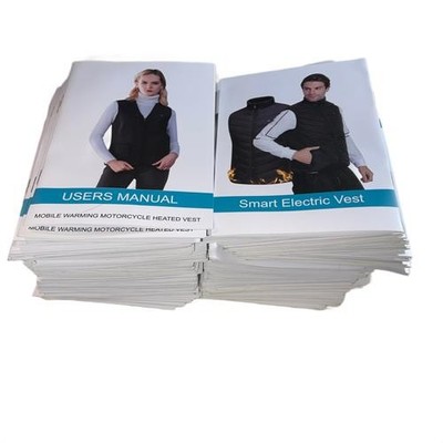 146-pk HEATED VEST USER MANUALS for RE-SELLERS to Put in With Their Orders 12z