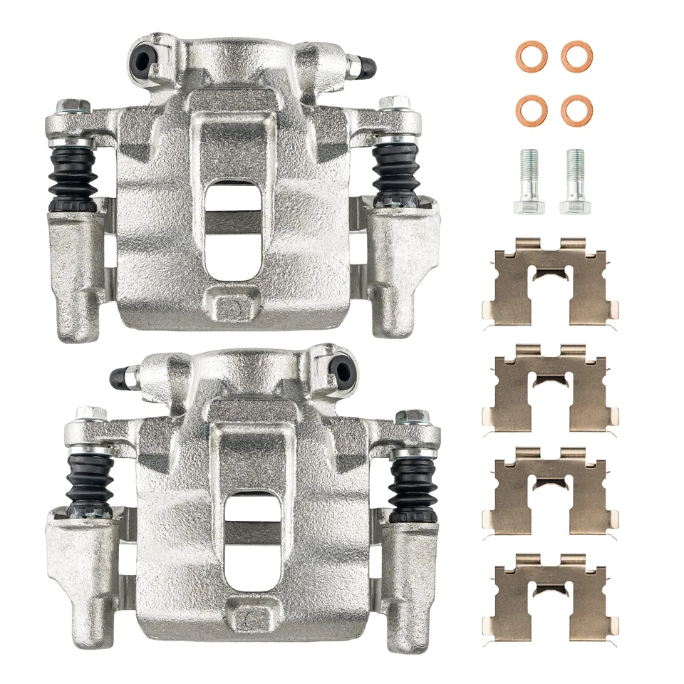 2x Front Brake Caliper w/ Bracket for Geo Tracker 1989-1997 Sidekick 1991-1998 Foto 3 de 4