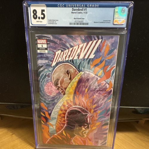 Marvel Daredevil #1 (2023) CGC 8.5 David Mack Variant Cert 4531563001