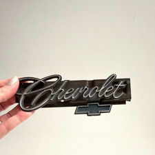 1970 1971 Chevrolet Impala Grille Emblem Script Original Gm 3979927 Nameplate