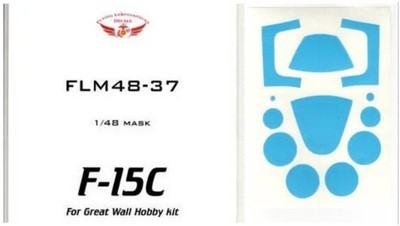 Flying Leathernecks 1/48 F-15C Eagle Canopy Wheels Paint Mask (Great Wall GWH)