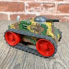 Marx Tin Wind-Up Tank No. 5 – Red Wheels 5" – 1940s/50 - Non Functional