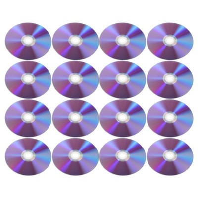 25Pcs Reusable Printable Dvd-R Recordable Discs for Storage Assorted Color