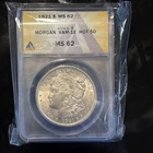 1921  Morgan VAM 1E Pitted Reverse💥 Hot 50💥 ANACS MS62 ~ Very Rare 👀#291