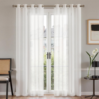 Gardinenschals 2Er Set Schlafzimmer Gardinen Mit ÖSen VorhäNge Wohnzimmer Modern