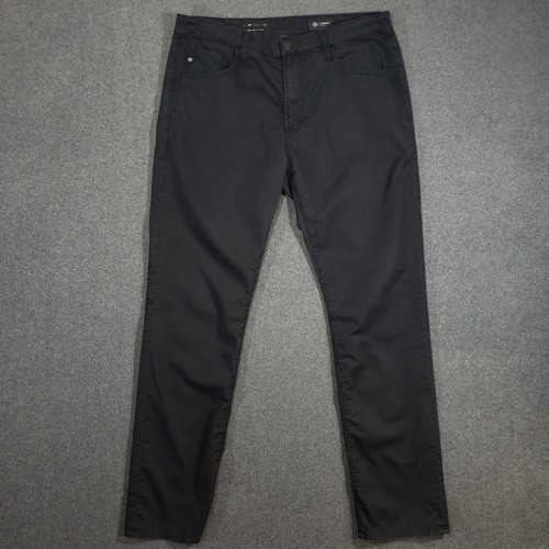 AG Everett Commuter Performance Jeans Herren 35x32 schwarz Slim Straight AirLuxe