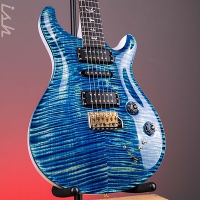 PRS Modern Eagle V 10-Top River Blue Pearl Back