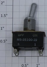 Arrow H&H MS-25100-29 Momentary Toggle Switch with Solder Terminals